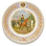 Two porcelain military plates, Imperial Porcelain Factory, St Petersburg, period of Alexander II, 1875 - photo 3