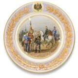 Two porcelain military plates, Imperial Porcelain Factory, St Petersburg, period of Alexander II, 1873 - фото 3