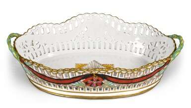 A porcelain basket from the order of St Vladimir Service, Gardner Porcelain Factory, Verbilki, 1778-1780 - фото 1