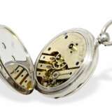 Taschenuhr: hochfeines englisches Taschenchronometer mit Chronometerhemmung, signiert J.M. French, Royal Exchange London, Hallmarks London 1867 - Foto 3