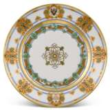 A set of eight porcelain plates from the service of Grand Duke Konstantin Nikolaevich, Imperial Porcelain Factory, St Petersburg, Period of Nicholas I, 1848-1852 - фото 13