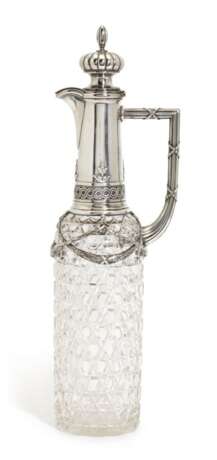 A large and impressive Fabergé silver and cut-glass decanter, Moscow, 1899-1908 - photo 1