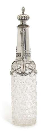 A large and impressive Fabergé silver and cut-glass decanter, Moscow, 1899-1908 - photo 4