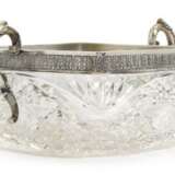 A large silver-mounted cut-glass bowl, St Petersburg, 1908-1917 - photo 2