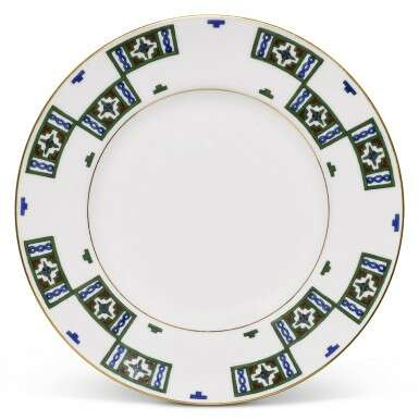 Twelve porcelain plates, Kornilov Brothers Porcelain Factory, St Petersburg, late 19th century - photo 12