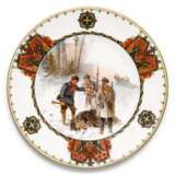 A porcelain plate, Kornilov Brothers Porcelain Factory, St Petersburg, late-19th/early-20th century - Foto 1
