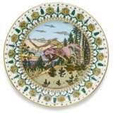 A set of three porcelain plates with fairy tale scenes, Kornilov Brothers Porcelain Factory, St Petersburg, 1903-1917 - фото 8
