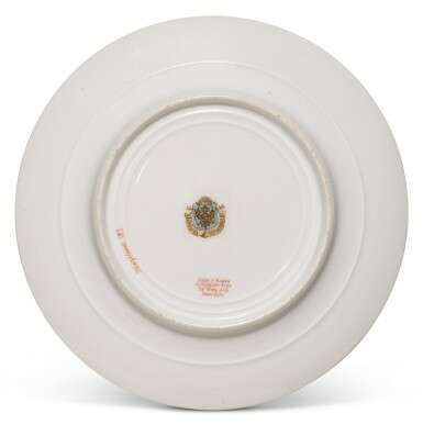 A set of six porcelain dessert plates, Kornilov Brothers Porcelain Factory for Tiffany & Co., St Petersburg, 1900-1917 - фото 7
