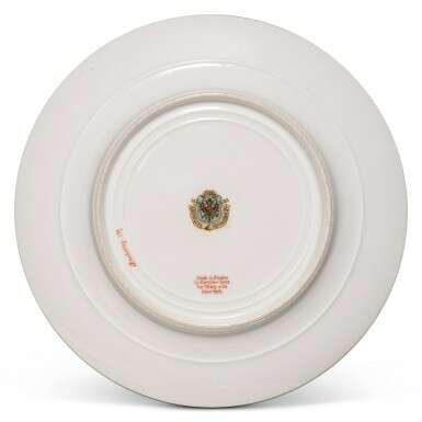 A set of six porcelain dessert plates, Kornilov Brothers Porcelain Factory for Tiffany & Co., St Petersburg, 1900-1917 - фото 11