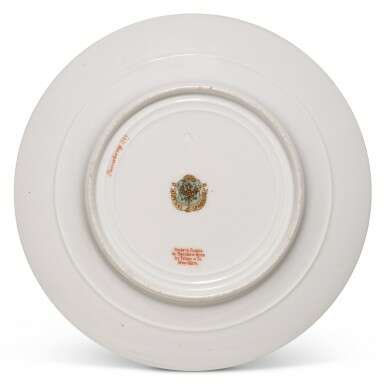 A set of six porcelain dessert plates, Kornilov Brothers Porcelain Factory for Tiffany & Co, St Petersburg, 1900-1917 - фото 7