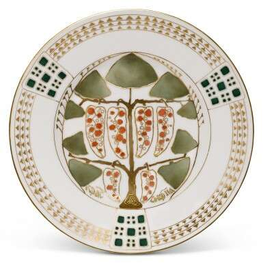 A set of six porcelain dessert plates, Kornilov Brothers Porcelain Factory for Tiffany & Co, St Petersburg, 1900-1917 - фото 10