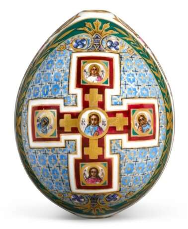 A porcelain Easter egg, Imperial Porcelain Factory, St Petersburg, circa 1890 - Foto 2