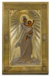 Une icône en vermeil de la Mère de Dieu du Ciel Béni, Ivan Khlebnikov, Moscou, 1893