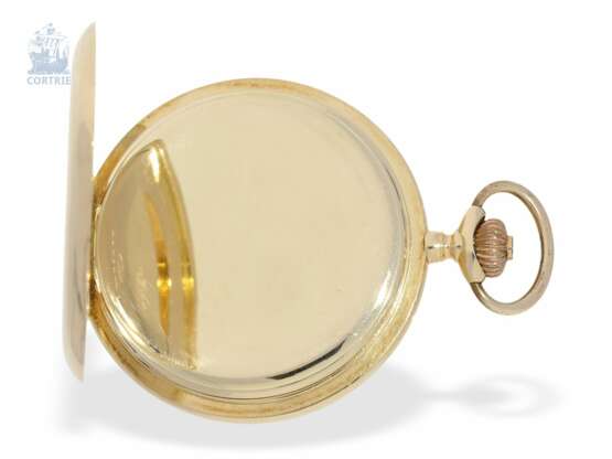 Taschenuhr: besonders schwere Art déco Goldsavonnette von Omega, ca. 1920 - photo 2