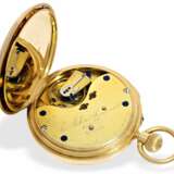 Taschenuhr: schwere englische Beobachtungsuhr mit anhaltbarer Zentralsekunde, Chronometermacher des königlichen Observatoriums London, Sir John Bennett No. 11348, London 1894 - фото 4