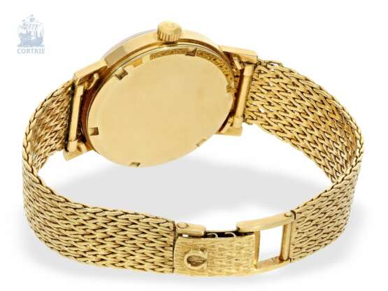Armbanduhr: sehr hochwertige vintage Herrenuhr in 18K Gold, Omega Automatik mit Originalbox, 60er Jahre - photo 2