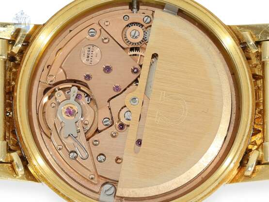 Armbanduhr: sehr hochwertige vintage Herrenuhr in 18K Gold, Omega Automatik mit Originalbox, 60er Jahre - Foto 5