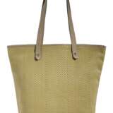 HERMÈS. A SET OF TWO: A BLACK AHMEDABAD MM TOTE AND A BEIGE & VERT ANIS CHENNAI GM TOTE - фото 3