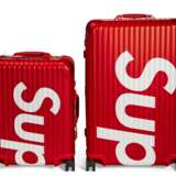 Rimowa X Supreme. A PAIR OF LIMITED EDITION RED ALUMINUM SUITCASES - фото 2