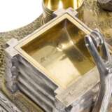 An Impressive parcel-gilt silver figural inkwell, Ivan Khlebnikov, Moscow, 1875 - photo 3