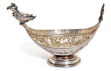 A rare silver presentation kovsh, Moscow, 17th Century - Foto 3