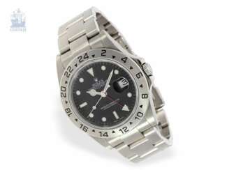 Armbanduhr: sehr schöne Herrenuhr in Edelstahl, Rolex Explorer II Ref.16570T von 2005