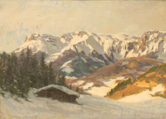 Winterliche Alpenlandschaft