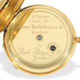 Taschenuhr: interessantes, ganz frühes Patek Philippe Ankerchronometer mit Schlüsselaufzug und sehr seltenem Kaliber, Patek Philippe & Co. Geneva No. 28581, ca.1868 - фото 3