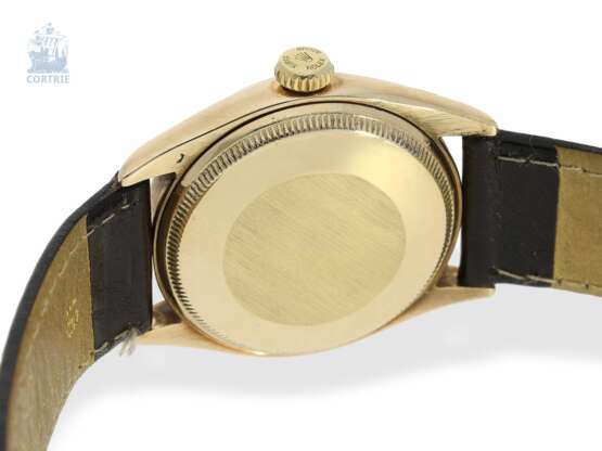 Armbanduhr: Rolex Bubble Back Chronometer in 14K Gold, Ref.6085, 50er Jahre - photo 4