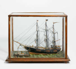 Ship Model in Glass Casket