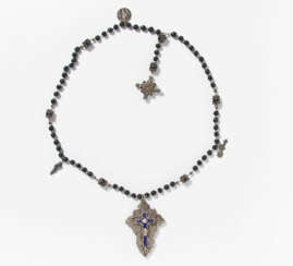 Rosary with Silver Filigree