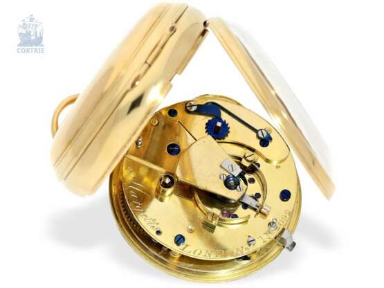Taschenuhr: hochfeines englisches Taschenchronometer, um 1800, George Margetts, London (1748-1808), "Longitudinal Watchmaker", "Master of Horology" seit 1779 - photo 4