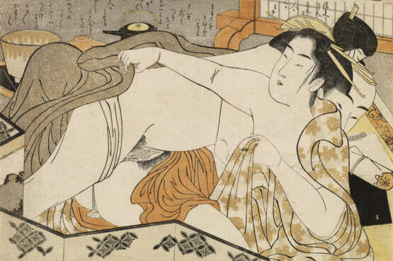 Eiri Chôkyôsai. 13 prints of the shunga series "Fumi no kiyogaki" - фото 25
