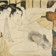 13 prints of the shunga series "Fumi no kiyogaki" - Prix ​​des enchères