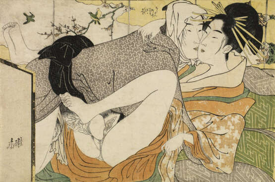 Eiri Chôkyôsai. 13 prints of the shunga series "Fumi no kiyogaki" - photo 12