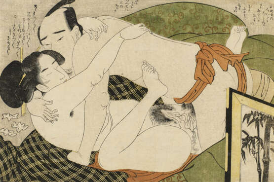 Eiri Chôkyôsai. 13 prints of the shunga series "Fumi no kiyogaki" - фото 16