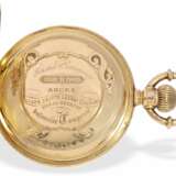 Taschenuhr: einzigartiges Girard Perregaux Taschenchronometer mit Prunkgehäuse und farbigem Zifferblatt, ca. 1870 - Foto 3