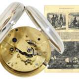Taschenuhr: historisch interessantes Observatoriums-Chronometer mit interessanten Begleitpapieren, königl. Uhrmacher Dent London No. 23609, London 1856 - photo 1
