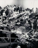 Untitled (133 Personas remuneradas para tenir su pelo de rubio)