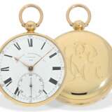 Taschenuhr: schweres Taschenchronometer, signiert Frodsham London No.198, Hallmarks 1824 - Foto 1