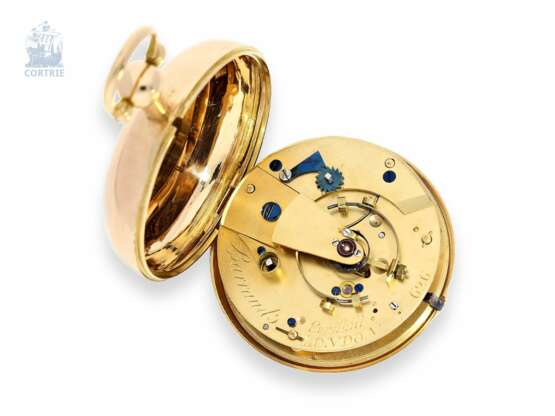 Taschenuhr: bedeutendes und technisch hochinteressantes englisches Paircase Taschenchronometer, Barraud's London No. 626 - фото 3