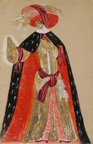 TCHELITCHEW, PAVEL. Costume Design for the Shemakhan Princess in Rimsky-Korsakov's "Le Coq d'Or" - Foto 1
