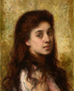 Aleksei Alekseevich Kharlamov. Portrait of a Girl