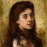 HARLAMOFF, ALEXEI. Portrait of a Girl - Foto 1