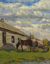 Landscape with Horse Grazing.