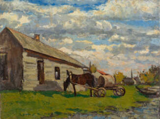 Landscape with Horse Grazing.