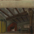 Interior of the Musician Miller's House, Set Design for Schiller's "Kabale und Liebe". - Аукционные цены