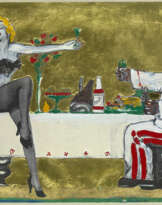 Stalin and Marilyn Monroe at the Table