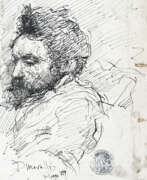 Доменико Морелли. Ritratto maschile maggio 1889