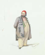 Count Amadeo Preziosi. Uomo turco col fez 1850